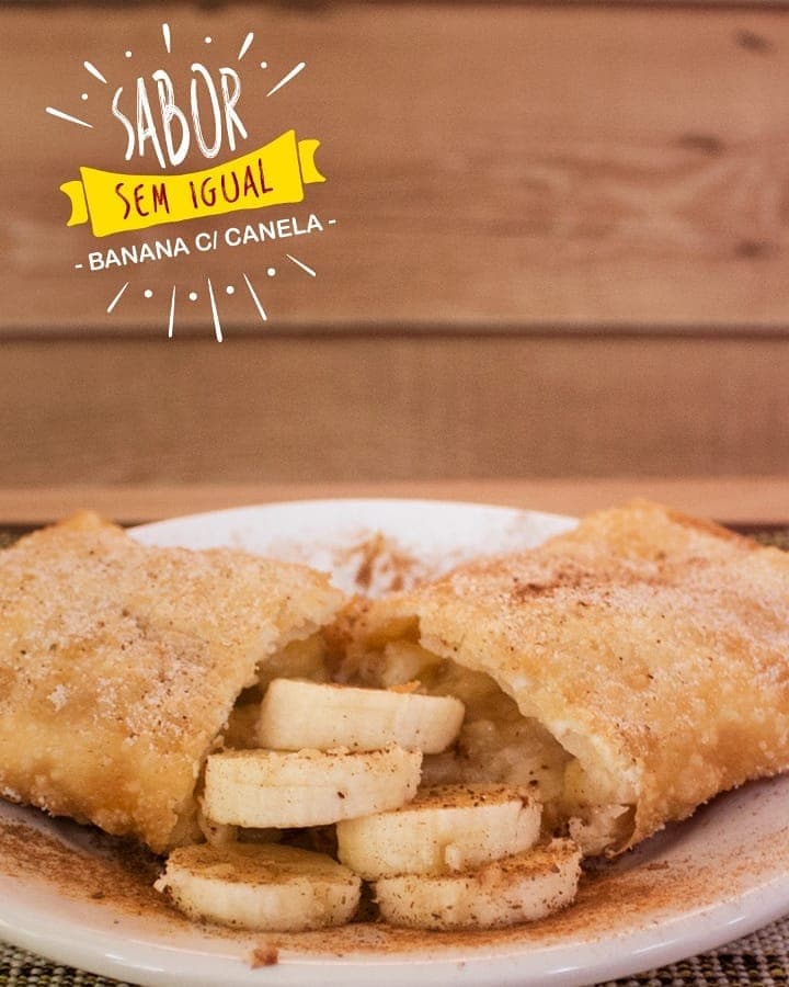 Pastel de Banana com canela